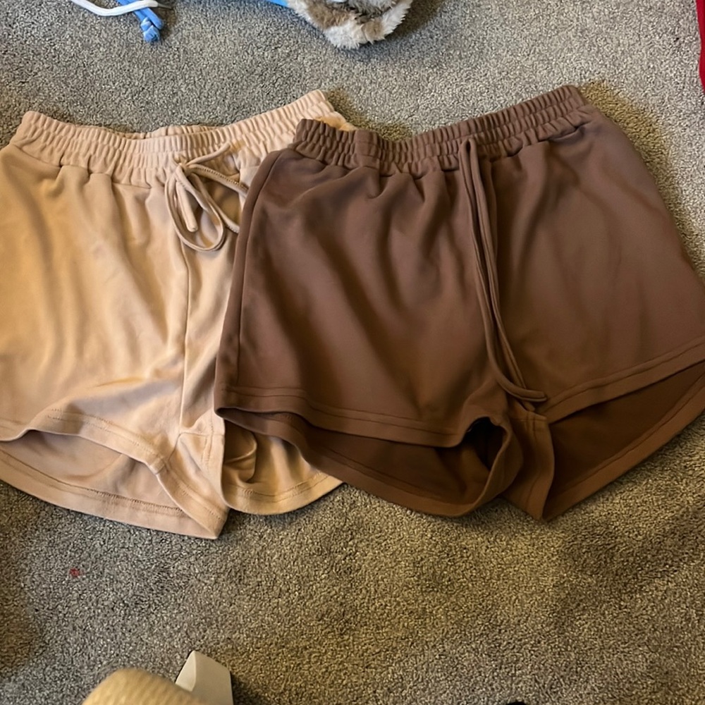 2 pair of soft, thin shorts